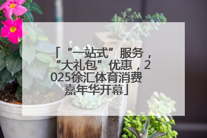 “一站式”服务，“大礼包”优惠，2025徐汇体育消费嘉年华开幕