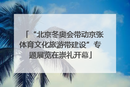 “北京冬奥会带动京张体育文化旅游带建设”专题展览在崇礼开幕