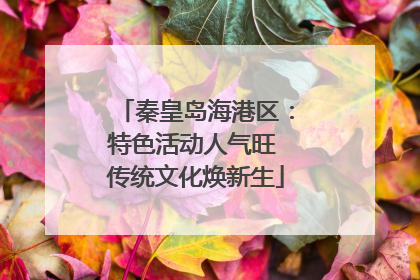 秦皇岛海港区：特色活动人气旺 传统文化焕新生