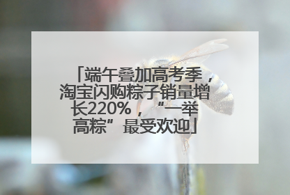 端午叠加高考季，淘宝闪购粽子销量增长220%，“一举高粽”最受欢迎