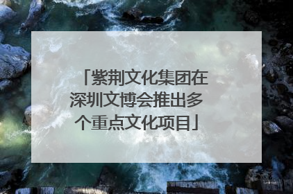 紫荆文化集团在深圳文博会推出多个重点文化项目