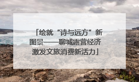 绘就“诗与远方”新图景——聊城露营经济激发文旅消费新活力