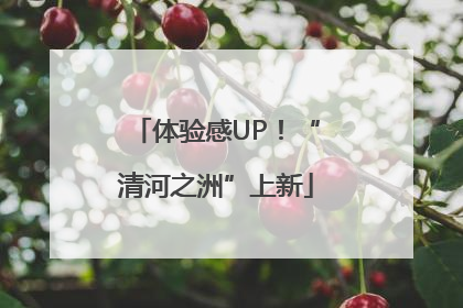 体验感UP！“清河之洲”上新
