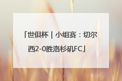 世俱杯｜小组赛：切尔西2-0胜洛杉矶FC