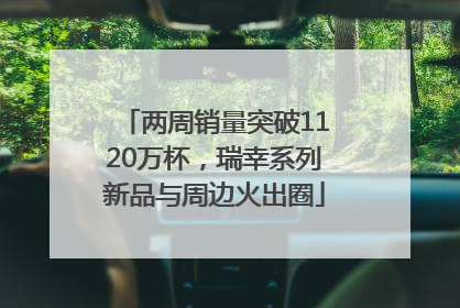 两周销量突破1120万杯，瑞幸系列新品与周边火出圈