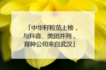 中华籽粒苋上榜，与抖音、美团并列，育种公司来自武汉