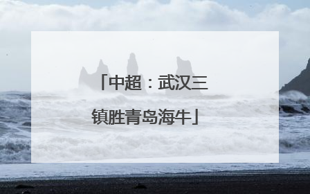 中超：武汉三镇胜青岛海牛