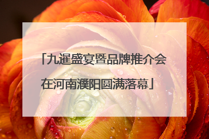 九暹盛宴暨品牌推介会在河南濮阳圆满落幕
