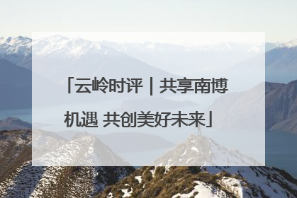 云岭时评｜共享南博机遇 共创美好未来