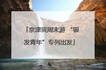 京津冀周末游 “银发青年”专列出发