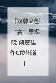 双牌文创“赛”果揭晓 创意佳作C位出道