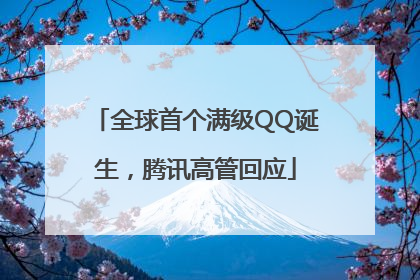 全球首个满级QQ诞生，腾讯高管回应