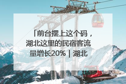 前台摆上这个码，湖北这里的民宿客流量增长20%｜湖北市场监管所的故事