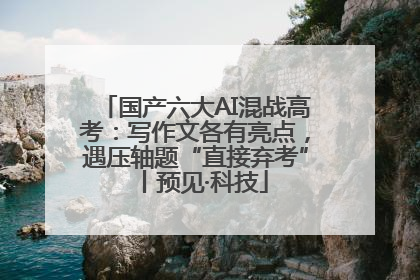 国产六大AI混战高考：写作文各有亮点，遇压轴题“直接弃考”丨预见·科技