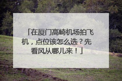 在厦门高崎机场拍飞机，点位该怎么选？先看风从哪儿来！