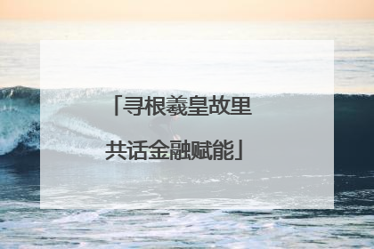 寻根羲皇故里 共话金融赋能