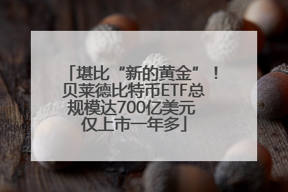 堪比“新的黄金”！贝莱德比特币ETF总规模达700亿美元 仅上市一年多