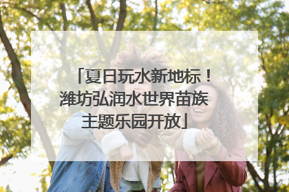 夏日玩水新地标！潍坊弘润水世界苗族主题乐园开放