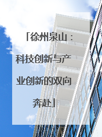 徐州泉山：科技创新与产业创新的双向奔赴