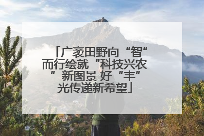 广袤田野向“智”而行绘就“科技兴农”新图景 好“丰”光传递新希望