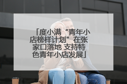 度小满“青年小店榜样计划”在张家口落地 支持特色青年小店发展
