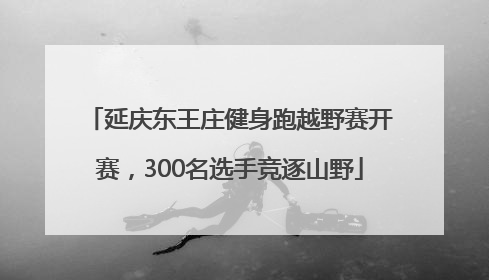 延庆东王庄健身跑越野赛开赛，300名选手竞逐山野