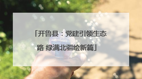 开鲁县：党建引领生态路 绿满北疆绘新篇