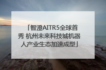 智澄AITR5全球首秀 杭州未来科技城机器人产业生态加速成型