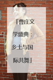 曹庄文学盛典：乡土与国际共舞
