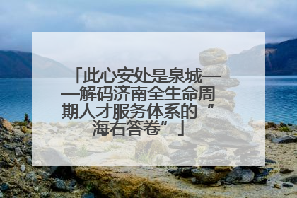 此心安处是泉城——解码济南全生命周期人才服务体系的“海右答卷”