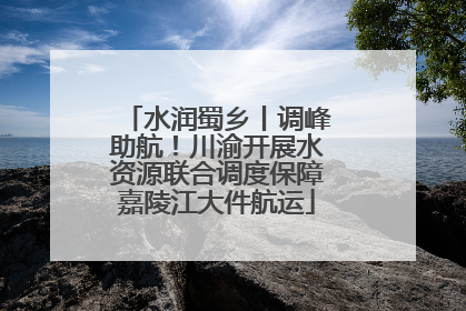 水润蜀乡丨调峰助航！川渝开展水资源联合调度保障嘉陵江大件航运