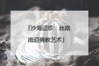 沙海遗珍：丝路南道佛教艺术