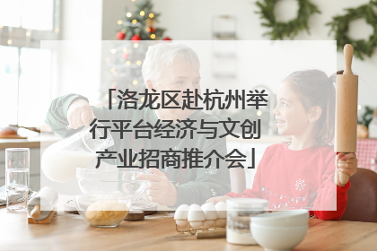 洛龙区赴杭州举行平台经济与文创产业招商推介会