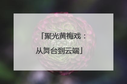 聚光黄梅戏：从舞台到云端
