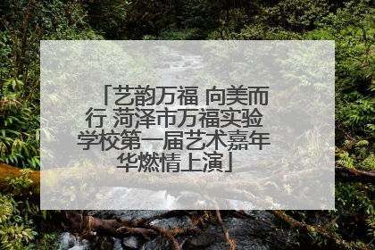 艺韵万福 向美而行 菏泽市万福实验学校第一届艺术嘉年华燃情上演