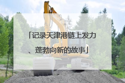 记录天津港链上发力、蓬勃向新的故事
