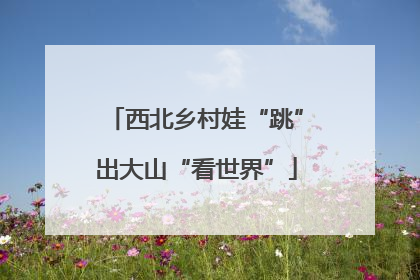 西北乡村娃“跳”出大山“看世界”