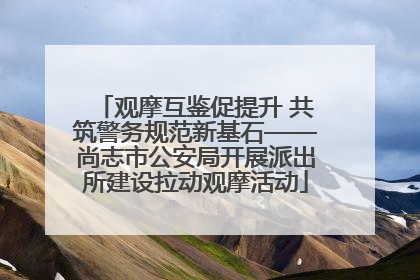 观摩互鉴促提升 共筑警务规范新基石——尚志市公安局开展派出所建设拉动观摩活动
