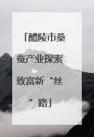 醴陵市桑蚕产业探索致富新“丝”路