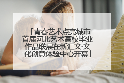 青春艺术点亮城市 首届河北艺术高校毕业作品联展在新汇文·文化创意体验中心开幕