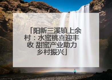 阳新三溪镇上余村：水蜜桃喜迎丰收 甜蜜产业助力乡村振兴