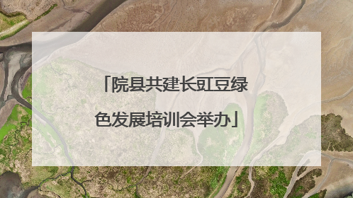 院县共建长豇豆绿色发展培训会举办
