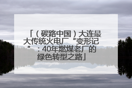 （碳路中国）大连最大传统火电厂“变形记”：40年燃煤老厂的绿色转型之路