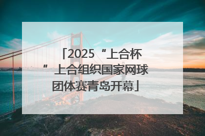 2025“上合杯”上合组织国家网球团体赛青岛开幕