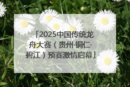 2025中国传统龙舟大赛（贵州·铜仁·碧江）预赛激情启幕