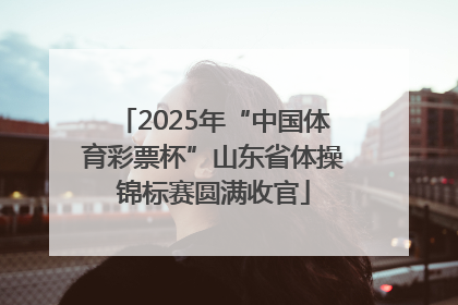 2025年“中国体育彩票杯”山东省体操锦标赛圆满收官